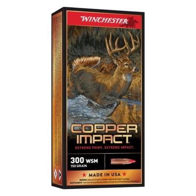 Winchester Copper Impact .300 WSM 150 gr Ammo Extreme Point Lead-Free - 20rds - X300SCLF
