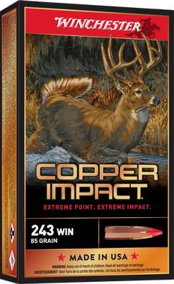 Winchester Deer Season Copper Impact .243 Win 85 Grain Centerfire Rifle Ammo