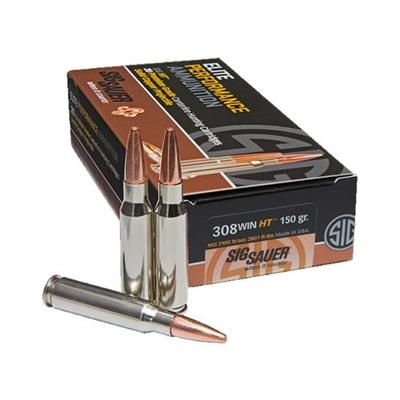 Sig Sauer 308 Winchester 150gr Elite Hunting HT Ammunition 20rds - E300H1-20