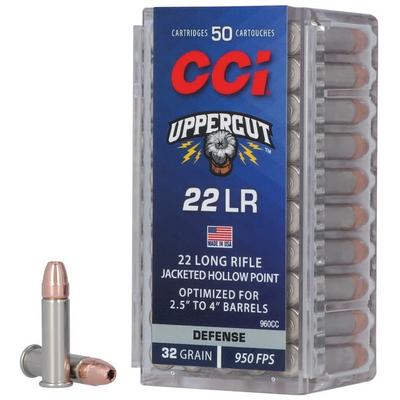 CCI Ammunition Uppercut .22 LR 32 Grain 50-Rounds CHP