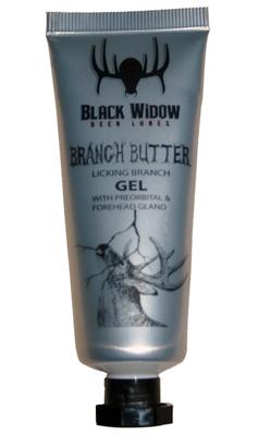 Black Widow Deer Lures- BRANCH BUTTER 1.5oz. LICKING BRANCH GEL