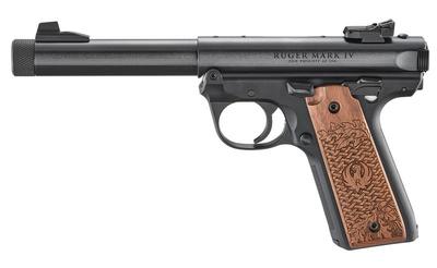 Ruger Mark IV 22/45 Collector's Series Black / Engraved Walnut .22 LR 5.5