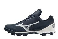 Mizuno Wave LitghtRevo Low Adult TPU Molded Baseball Cleats 320681: NAVY