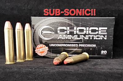Choice Ammunition .45-70 Government 410 Grain Subsonic Sub~X-100% Hand Loaded!!
