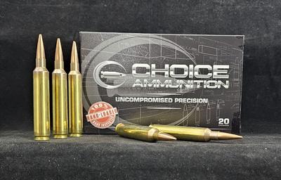 Choice Ammunition 6.5 PRC 140 Grain Berger VLD-Hunting~ 100% Hand-Loaded!!