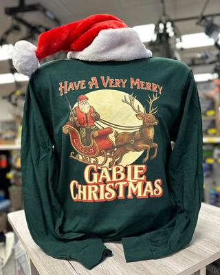 Gable's Santa Christmas Long Sleeve T-shirt 