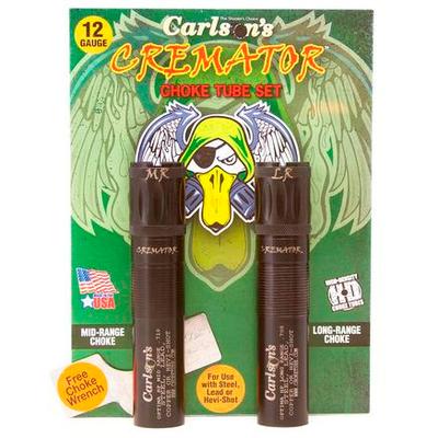 Carlson's Cremator Waterfowl Mid and Long Range Non-Ported Choke Tubes for 12 ga Beretta Optima HP .708 and .718 2/ct