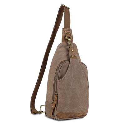 JESSIE JAMES HANDBAGS - Glacier Unisex Canvas Sling Shoulder Concealed Backpack