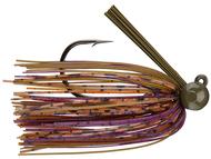  Queen Tackle Tungsten Hammerhead Rattling Football Jig - 1/2oz - Green Jelly