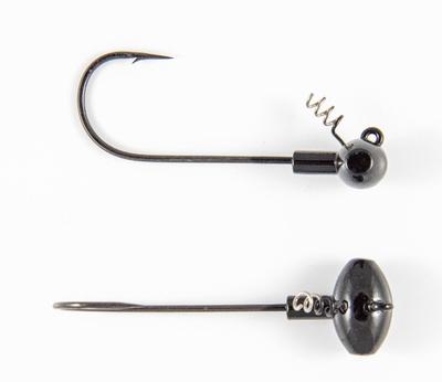 Queen Tackle Tungsten Hammer Shake Shakey Head 1pk - 5/8 BLACK