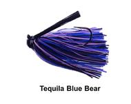  Queen Tackle Tungsten Football Jig 1/2oz- Tequilla Blue Bear