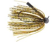  Queen Tackle Tungsten Finesse Peanut Football Jig 3/8oz - Green Pumpkin Green