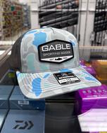  Gable Fishing Rod Hat – Richardson 112pfp Trucker Cap - Saltwater Duck Camo/Charcoal