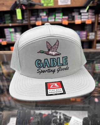 Gable Duck Hat - Richardson 168P Printed 7-Panel Trucker - Quarry