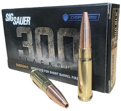 Sig Sauer Defense Subsonic .300blk, 194gr Max Expansion, 20rd Box
