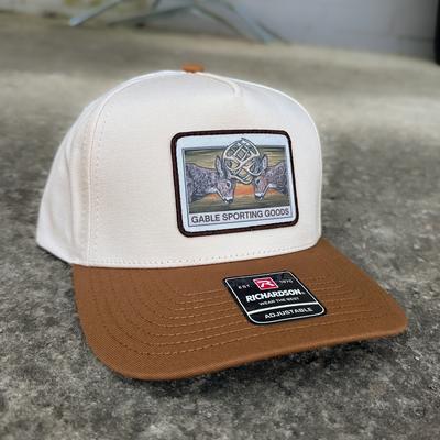 Gable Deer Fight Hat-Richardson 323FPC Champ Cap-Cream/Caramel