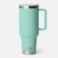 YETI RAMBLER 40 OZ TRAVEL STRAW MUG: SEA STONE