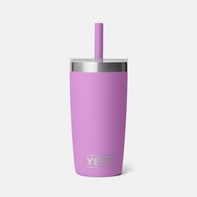YETI RAMBLER JR. 10 OZ TUMBLER WITH SILICONE STRAW LID