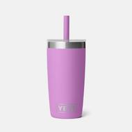 YETI RAMBLER JR. 10 OZ TUMBLER WITH SILICONE STRAW LID: DESERTBLOOM