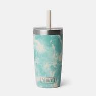 YETI RAMBLER JR. 10 OZ TUMBLER WITH SILICONE STRAW LID: SEAVIEW