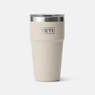 YETI RAMBLER 20 OZ STACKABLE CUP WITH MAGSLIDER LID: TAUPE
