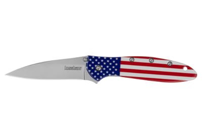 KERSHAW LEEK USA FLAG KNIFE