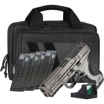 SMITH & WESSON M&P9 M2.0 Metal 9mm Luger 4.25in 17rd Gray Pistol Carry On Bundle with RFX 11 (14722)