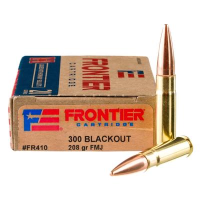 Hornady Frontier .300 AAC Blackout Ammunition 20 Rounds FMJ 208 Grains