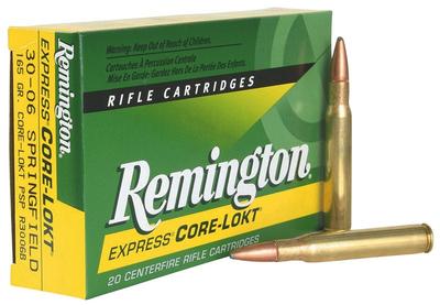 Remington Core-Lokt Brass .30-06 165-Grain 20-Rounds Core-Lokt Pointed Soft Point