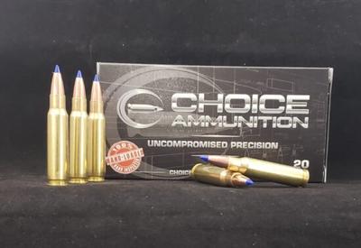 Choice Ammunition  .308 Winchester 150 Grain Barnes TTSX (lead free) 100% Hand Loaded !!