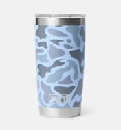YETI RAMBLER 20 OZ TUMBLER: BLUECAMO