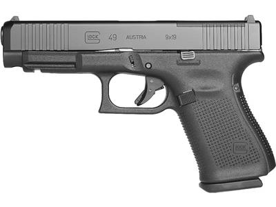Factory REBUILT Glock 49 MOS Gen 5, Semi-Automatic Pistol, 9mm, Standard Factory Sights, Front Serrations, Flared Magwell, 4.49