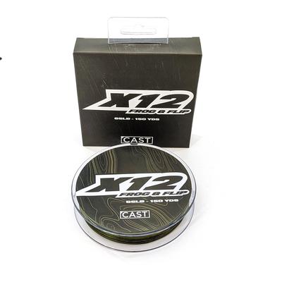 Cast X12 Frog & Flip (150yd)
