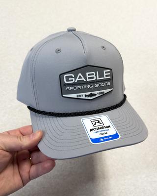 Gable Fishing Rod Hat – Richardson 258 Classic Rope Cap - Light Grey
