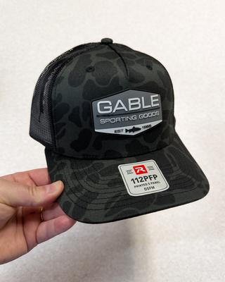 Gable Fishing Rod Hat – Richardson 112PFP - Sable Duck Camo/Black