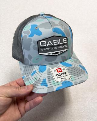 Gable Fishing Rod Hat – Richardson 112PFP  - Saltwater Duck Camo/Charcoal