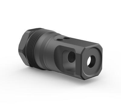 BREEK ARMS PLAN B ECHO SINGLE-PORT 5-8X24 TPI .30 CAL MUZZLE BRAKE - BRK4431
