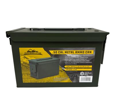 RIDGELINE .50 CAL METAL AMMO CAN ODG