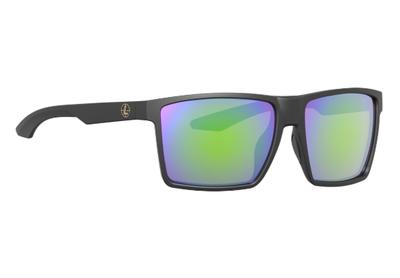 LEUPOLD DESOTO SHOOTING GLASSES MATTE BLACK/EMERALD - 184364