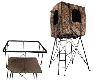 MUDDY 12FT QUAD-POD TREESTAND W/ EPIC CAMO BLIND