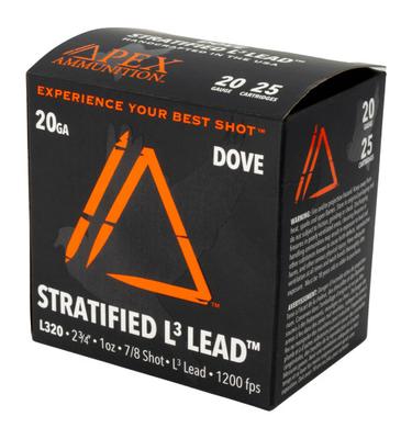 APEX AMMO 20G 2.75 1 25/10