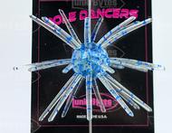  Lunkrbytes Pole Dancers- 7/8 Clear/Large Blue Flake