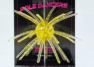  Lunkrbytes Pole Dancers- 7/8 Clear/Gold Flake