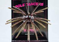  Lunkrbytes Pole Dancers- 7/8 Black Widow- Black/Red Flak