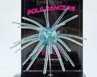 Lunkrbytes Pole Dancers- 7/8 Blue Grass- Light Blue Metallic