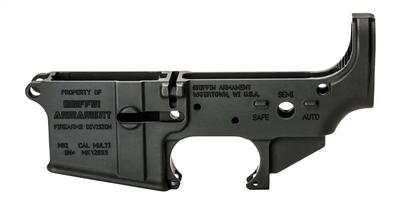 Griffin Armament MK1SL MK1 Stripped Lower Receiver AR-15 Black Aluminum