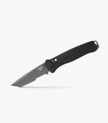 BENCHMADE BAILOUT BLACK ALUMINUM| SGY TANTO KNIFE - 537SGY-03