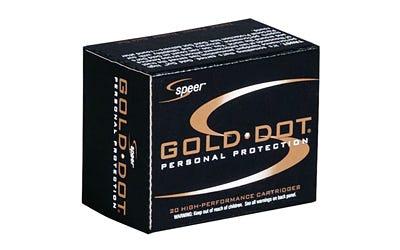 Speer Gold Dot Personal Protection Brass .38 Special+P 135-Grain 20-Rounds HP