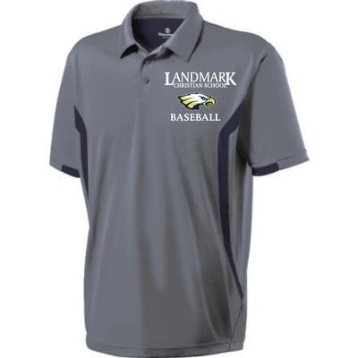 Holloway Graphite/Navy Polo W/Logo