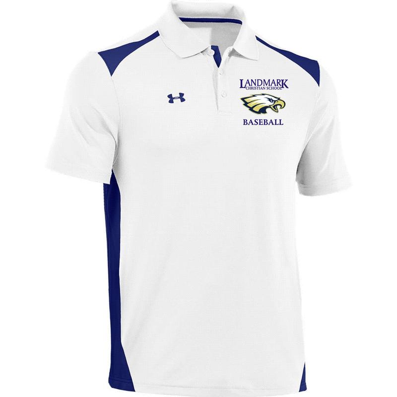 under armour navy polo